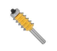Mèche de routeur de Stile de Rail de tige de 8mm, coupe-bois, lame de fraisage en carbure de Type ondulé à ligne multi-dents 1 pièce(8 * 30mm)