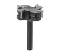 Mèche de routeur de surface Spoilboard, tige de 8 mm, 4 cannelures, aplatissement de dalle en carbure cémenté pour le rabotage et le nivellement du bois sur les routeurs CNC et
