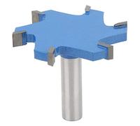 Mèche de Routeur en T Fraise à Rainurer à 6 Dents 12 mm Tige de Routeur à Fente en T Fraise Outil de Travail du Bois 65 x 10 mm