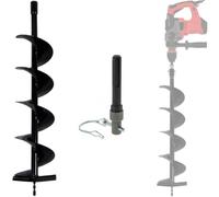 Mèche de tarière Ø 150 mm avec adaptateur perceuse et perforateur SDS-max