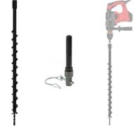 Mèche de tarière Ø 40 mm avec adaptateur perceuse et perforateur SDS-max