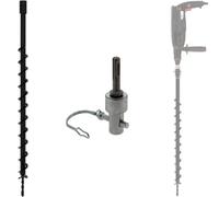 Mèche de tarière Ø 40 mm avec adaptateur perceuse et perforateur SDS-plus