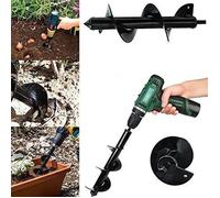 Mèche de Tarière de Jardinage pour Perceuse à spirale Outil de Plantation Pratique,Vis Rapide Planteur pour 3/8"" Perceuse Hexagonale
