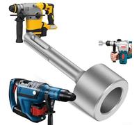Mèche d'entraînement de tige de terre compatible avec les marteaux rotatifs SDS-Plus pour l'installation de tiges de terre et de petits poteaux de clôture en métal (21 mm)