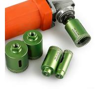 Mèche diamantée M10 pour marbre, granit, béton, carrelage, outil de coupe dentelé, brasé, convient pour les surfaces rocheuses (45 mm)