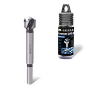 Mèche Forstner 15mm Foret à Ailettes Plates,Foret à Bois Multi-Dents en Alliage de Qualité Supérieure avec Queue Ronde Pour Perçage Dans le Bois,Plastique,Contreplaqué