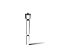 Mèche Forstner 16 mm pour bois,Foret à Ailettes Plates,longueur 90 mm avec tige ronde de 8 mm