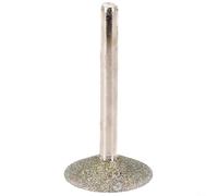 Mèche galvanisée à tige de 6 mm avec tête de clou pour meuleuse de gravure et outils rotatifs pour polissage fin sur pierre, céramique, verre, marbre et bijoux (6 x 30)