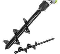 WORKPRO Forets de jardin Mèches tarières Ø 80/Ø 40 mm, 2 pièces, spirale