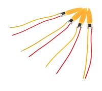Mèche LED pour Bougie Pilier 4 Pièces en Plastique Pcb, Lumière Chaude | Circuit à Courant Constant, Alimentation par Batterie et USB 5 V, pour Bases et Décoration de Mariage