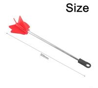 Mèche mélangeur de coulis pour perceuses électriques, palette en acier et ABS de 300 mm avec tige de 6,35 mm, compatible avec mélange époxy, résine et peinture