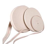 Mèche plate en coton pour lampe à huile - 10 m - Mèches de bougie - Noyau en coton pur - Fabrication de bougies - Pour brûleur à kérosène - 1,5 cm x 10 m