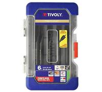 Mèche plate pour bois dur Tivoly 6 pièces