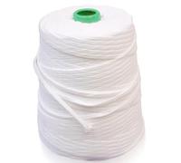 Mèche plate pour grandes bougies 10 | coton, idéale pour bougies de grand diamètre | Épaisseur adaptée pour brûler correctement I rouleau de 10 mètres.