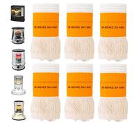 Mèche Poêle À Pétrole, 6 Pièces 95x2.5x180mm pour Four et Chauffage Au Kérosène, Mèches De Remplacement