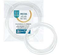 Mèche pour bougies en gel 4 | Cirée et polyvalente pour des résultats optimaux. Idéal pour différents diamètres. Découvrez comment choisir et placer correctement. I 1 mètre
