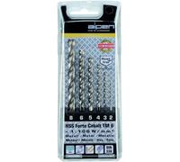 Mèche Spirale Hss En Cobalt Forte Courte Din 338, Diamètre De 2 à 8 Mm De 6 Pièces Dans Coffret En Métal, 100616100 - Alpen