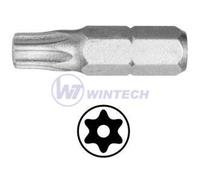 Mèche T10 - 25mm, WITTE avec alésage / paquet 1 pc