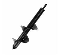 Mèche tarière jardin AIMOONSA Ø80×300 mm, foret spirale hexagonal pour perceuse, noir