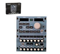 MechEdu A111 V2 Tableau de commande intégré à l'échelle 1:1 | Panneau de commande intégré 1:1 pour simulation de vol, commutateurs physiques tactiles, matériel de cockpit virtuel Plug and