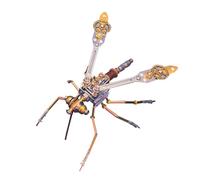 MechEdu Puzzle d'insectes en métal de 144 pièces, kit de construction 3D pour modèle mécanique de moustiques, un cadeau pour les amateurs de modélisme et les collectionneurs