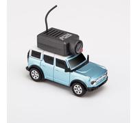 MechEdu WL 1/64 Mini voiture télécommandée tout-terrain, entièrement proportionnelle FPV RC avec couplage automatique via l'application, contrôle du module Wi-Fi et caméra (version RTR/bleu)