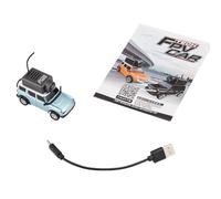 MechEdu WL 1/64 Scale Full Proportional FPV Mini RC Car avec appairage automatique, contrôle du module WiFi, appareil photo, une jolie voiture RC pour adultes (version RTR/orange)