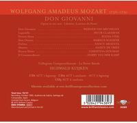 MECHELEN,W.VAN LA PETIT BANDE/KUIJKEN - MOZART: DON GIOVANNI 3 CD NEUF MOZART
