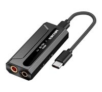 MECHEN AP10 Amplificateur de casque DAC avec ES9028Q2M & ES9603Q, prend en charge 384 kHz/DSD256, double sortie 3,5 mm + 4,4 mm, pour smartphone/PC/ordinateur portable/lecteur