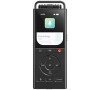 MECHEN Dictaphone Numérique 144 Go, Activé par la Voix | Temps d'enregistrement de 10 000 h, Audio HD 3072 Kbps, Réduction du Bruit, Mode AV, Mot de Passe, USB C
