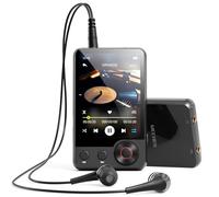 MECHEN Lecteur MP3 Bluetooth 128 GO, Écran Tactile de 2,4 Pouces, Double Prise Audio, Recherche de Chansons, 6 Listes de Lecture, USB C, Radio FM, Enregistrement