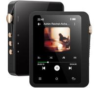 MECHEN Lecteur MP3 Hi Res 128 Go Bluetooth, Son Numérique Haute Résolution sans Perte, Lecteur DSD DAC FLAC, 192 Khz/24 Bits, écran Tactile, USB C, OTG, avec étui en Cuir (M33-B)