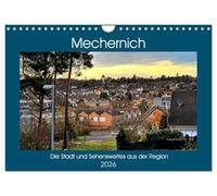 Mechernich - La ville et les curiosités de la région, Version française (Calendrier mural 2026 DIN A4 portrait), Calendrier CALVENDO mensuel
