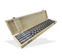 Mèches à bois/mèches à métaux 5 pces dans un coffret en bois