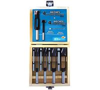 Leman - Coffret 4 mèches à bouchonner + 4 mèches à façonner à fond plat - 210.500.08