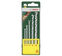 Mèches à pierre - BOSCH - Set de 5 mèches - Ø 4/5/6/8/10mm - Acier durci