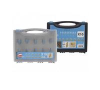 Leman Machine Coffret de mèches droites carbure ISOCELE 428-700-10 Coupe frontale 10 pièces