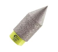 Mèches de Chanfrein Diamanté 25mm - Fraise à Doigt SANLEETEK pour Façonnage Détourage Agrandissement Meulage des Trous Existants en Carrelage Porcelaine Céramique Granit Marbre