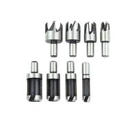 Mèches de coupe bouchon bois, forets chevilles à Tenon, trou 5/8 "1/2" 3/8 "1/4" 6mm 10mm 13mm 16mm(8Pieces full set)