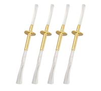 Mèches de Lampe à Pétrole 4Pcs Alliage Coton, Ambiance Noël | Porte-Mèche 14x0,8x0,8cm, Installation Facile, pour Lanternes, Mèches en Vrac
