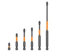 Mèches De Perceuse Électrique Tournevis À Embout Magnétique Antidérapant Embout De Tournevis Électrique Fort Magnétique 6 Pièces