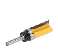 Mèches de Toupie à Tige 1/4, Mèche de Toupie à Coupe Affleurante 6x19x38mm, Tige de 1/4 Po, Coupe-bois en Acier au Carbone, Mèche de Toupie Affleurante, Outil de Fraisage de