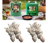 Mèches Four Pour Brûleur Pique-nique (40/80/120 Mèches), Mèche Poêle À Kérosène En Coton, Accessoires Poêle Camping À Kérosène D'extérieur, Pour Un Réchaud Camping Portable Et Efficace(40pcs)
