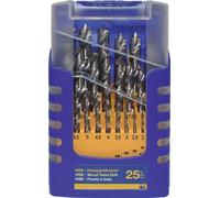 Mèches hélicoïdales à bois HS Set 25 pcs. 1 - 13mm FISCH