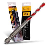 Mèches polyvalentes HM Ø 5,0 mm - bois, tôle, placoplâtre, profilé métallique, carrelage, maçonnerie, etc. - Outils AMBOSS Multi Force, perceuse multifonctionnelle à 6 embouts, pour perceuses