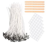 Meches pour Bougies,100 Pièces Meche Bougie 20cm Coton Mèche Bougie pour la Fabrication de Bougies, Bougie Bricolage