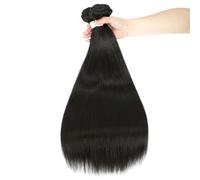 Mèches Synthétiques Lisses Naturelles, Tissage De Cheveux Bruns, Extensions De Cheveux, Ombré Rouge Blond, Faux Cheveux Longs