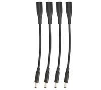 MechKit 4 pièces DC 7.4x5.0mm à 4.5x3.0mm câble Adaptateur Plug and Play Portable Pointe Adaptateur câble convertisseur pour Ordinateur Portable