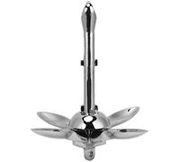 MechKit Ancre à grappin en Acier Inoxydable 304, Robuste, Pliable, pour Bateau de pêche, canoë, Yacht, canot en Caoutchouc, Durable, résistant à la Corrosion, qualité Marine,