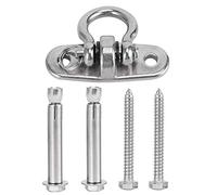 MechKit Boucle de Chaise Suspendue en Acier Inoxydable 304, Crochet pour hamac, Boucle pivotante, rotative à 360 degrés, Robuste pour balançoires extérieures, chaises suspendues, (Style)